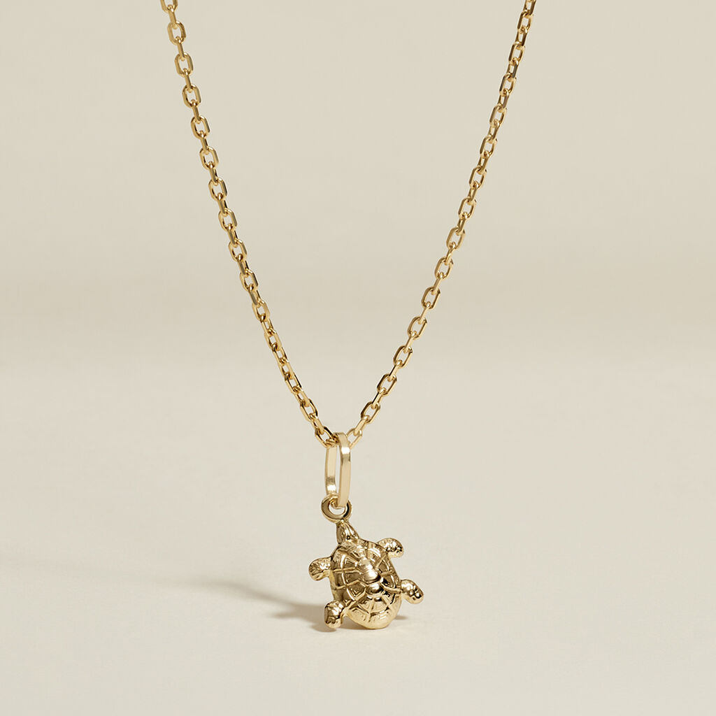 Anh&auml;nger Gold 375 Schildkr&ouml;te 