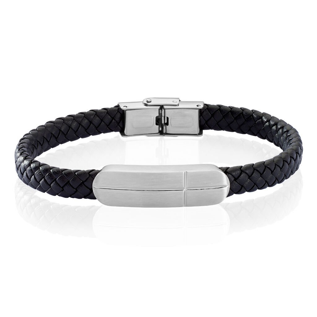 MICHAEL Herren Armband Edelstahl Oval, Armband ohne Stein