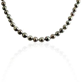 Damen Collier Weißgold 585 Tahitiperle 8-10mm - Ketten mit Stein Damen | OROVIVO