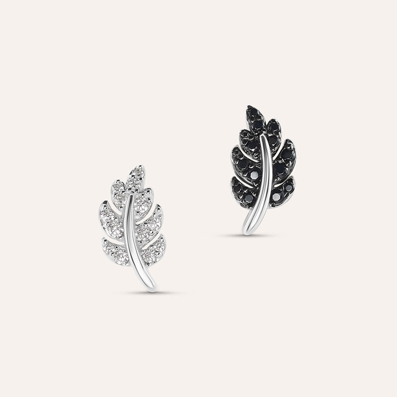 Orecchini Lobo Silver Moments Argento Rodiato Cubic Zirconia - Spannringe Damen | OROVIVO