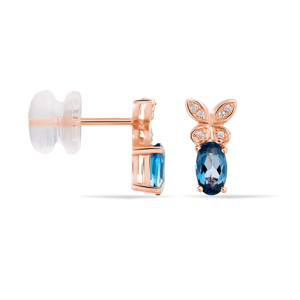 Boucles D'oreilles Or Rose Anastasya - Spannringe Damen | OROVIVO