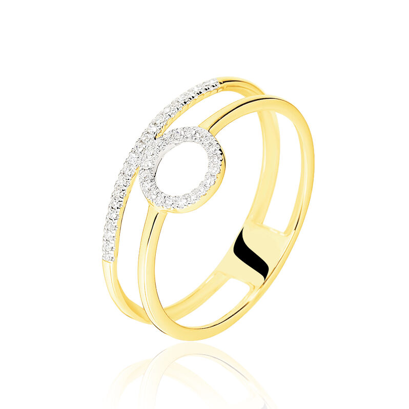 Bague Maude Or Jaune Diamant - Spannringe Damen | OROVIVO