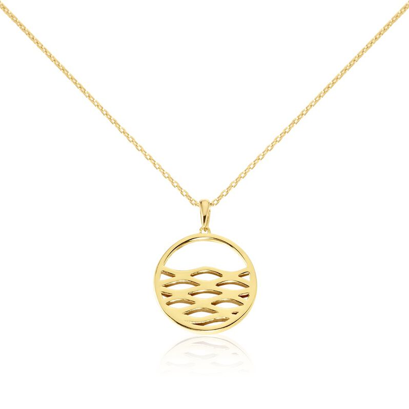 Damen Halskette Messing Gold plattiert - Halsketten Damen | OROVIVO