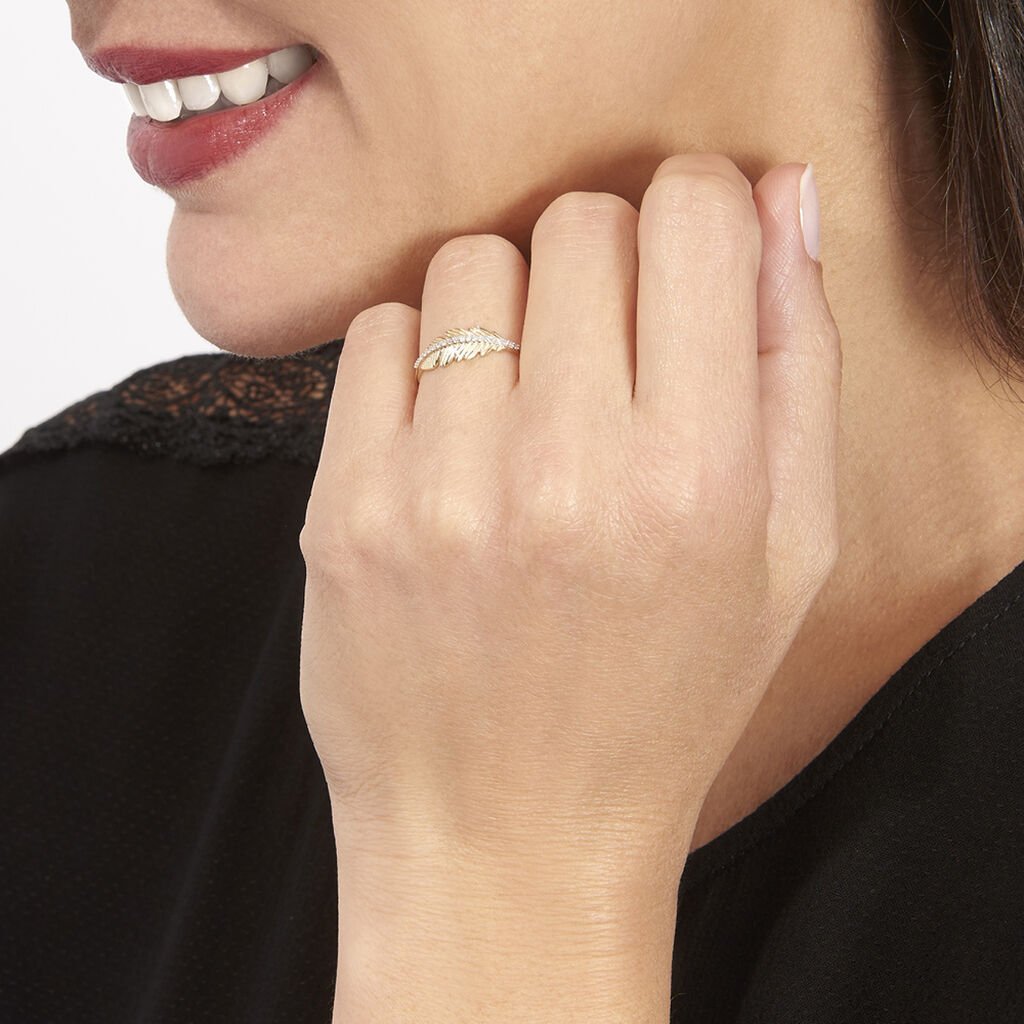 Bague Paola Or Jaune Diamant - Spannringe Damen | OROVIVO