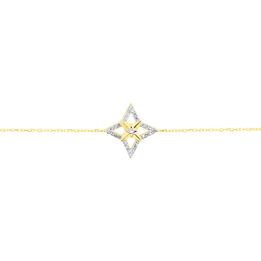 Bracelet Aryanne Or Jaune Diamant - Spannringe Damen | OROVIVO