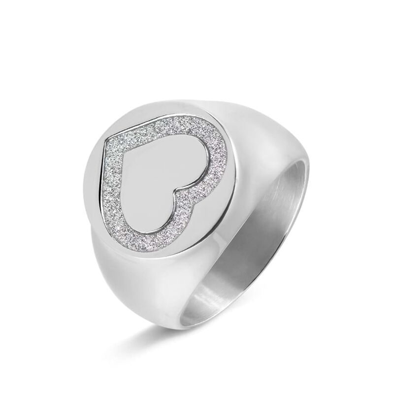 Anello Chevalier Aura Acciaio - Spannringe Damen | OROVIVO