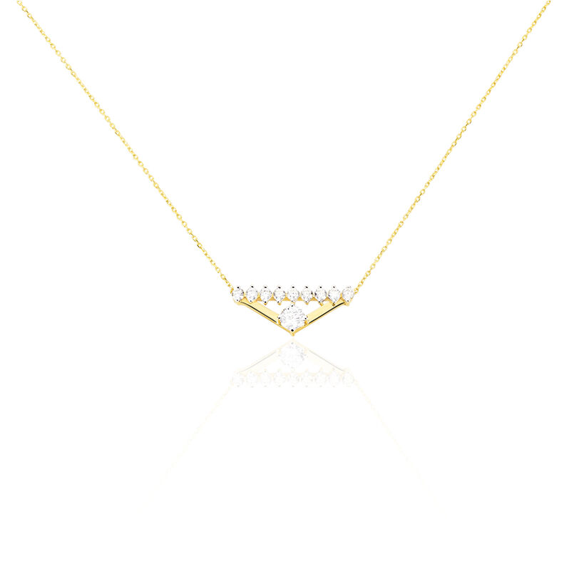 Kette Gold Gelb Malia Oxide - Spannringe Damen | OROVIVO