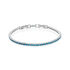 MILANI Damen Armband Silber 925 Zirkonia Blau 2,5 ct B 2,55 mm