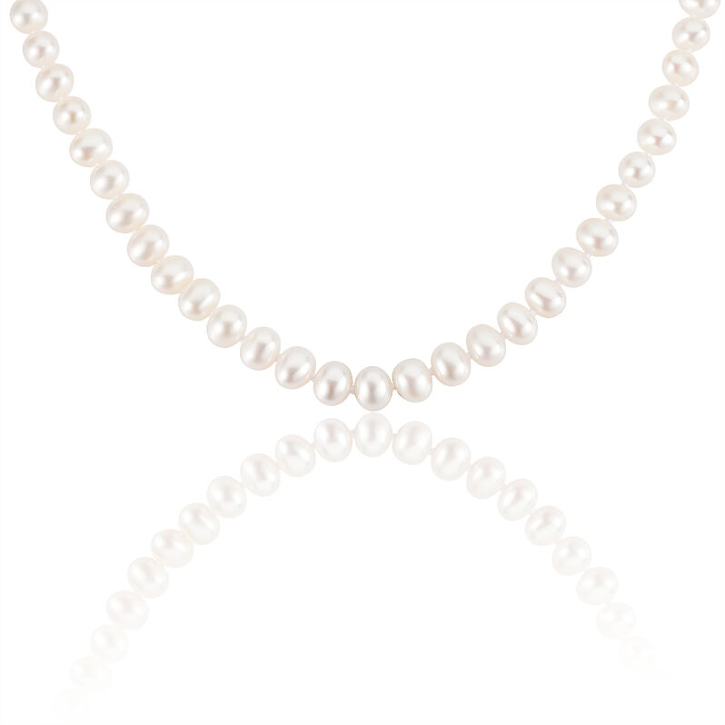 Collier Lise-may Or Jaune Perle De Culture - Spannringe Damen | OROVIVO