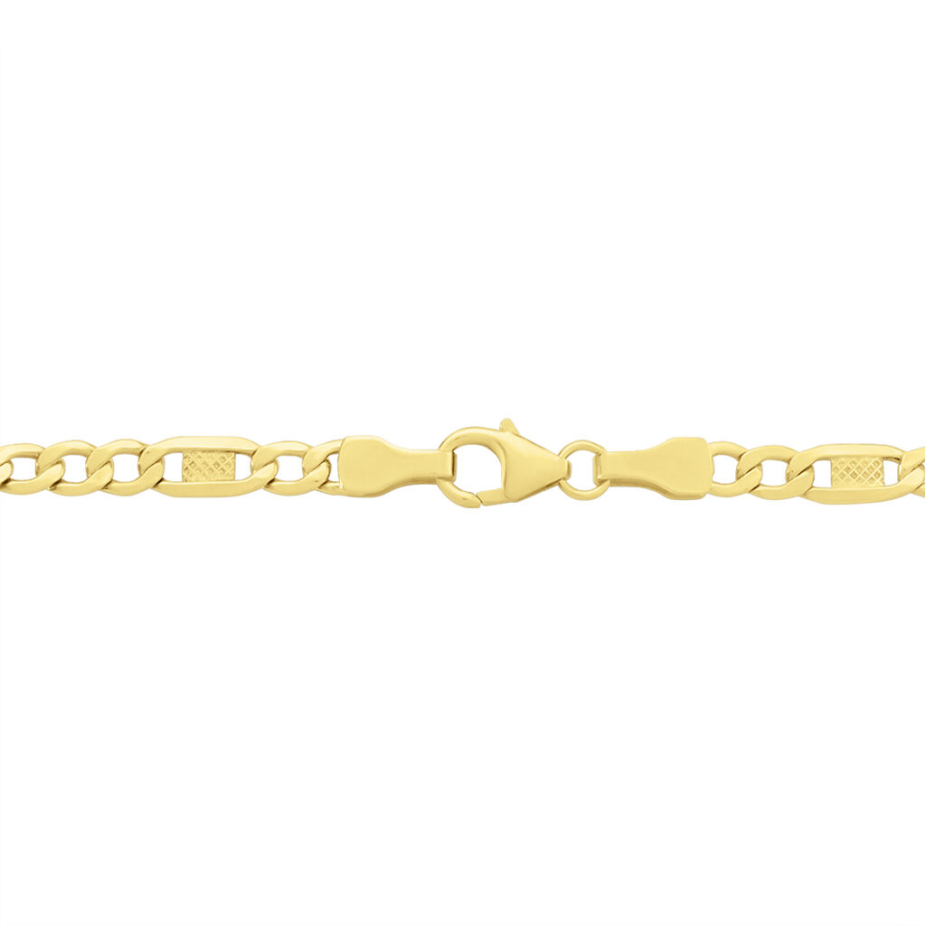 Unisex Figarokette Gold 375  - Halsketten Unisex | OROVIVO