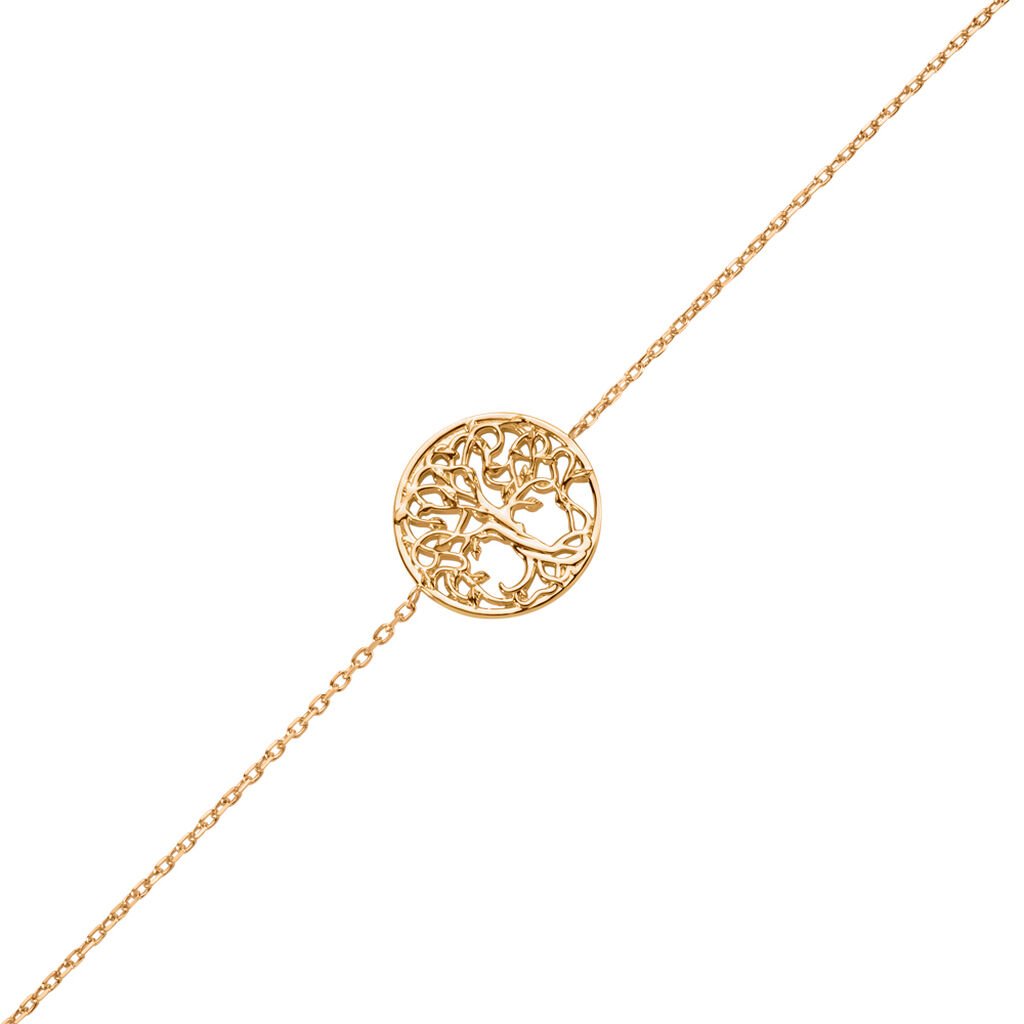 LEIA Damen Armband Vergoldet Lebensbaum