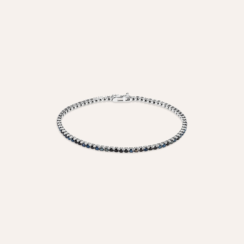 Bracciale Tennis L'homme Or Oro Bianco Spinello - Spannringe Herren | OROVIVO
