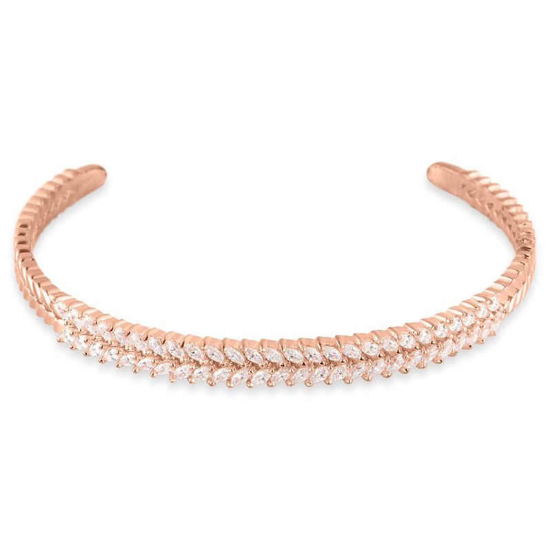 Bangle Romantic Shine Bijoux Rosa e Cristalli - Spannringe Damen | OROVIVO