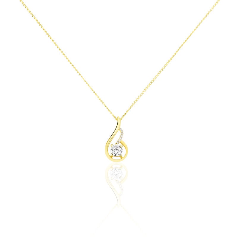 Collier Koline Or Jaune Oxyde De Zirconium - Spannringe Damen | OROVIVO