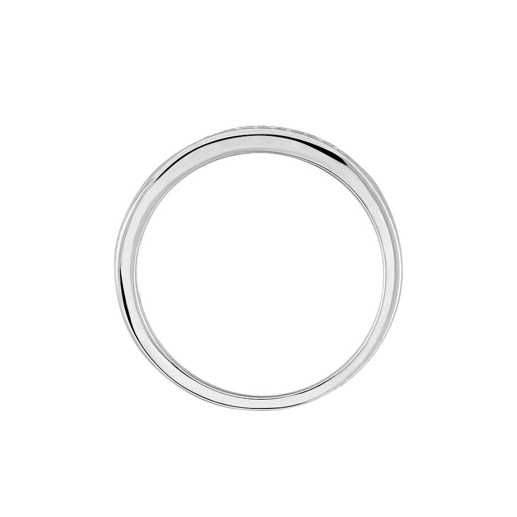 CELIMENTE Damen Ring Silber Silber 925 Zirkonia Wei&szlig;