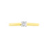 VENISE Damen Ring Gold Bicolor 585 (14 Karat) Diamant Wei&szlig; B 20 mm