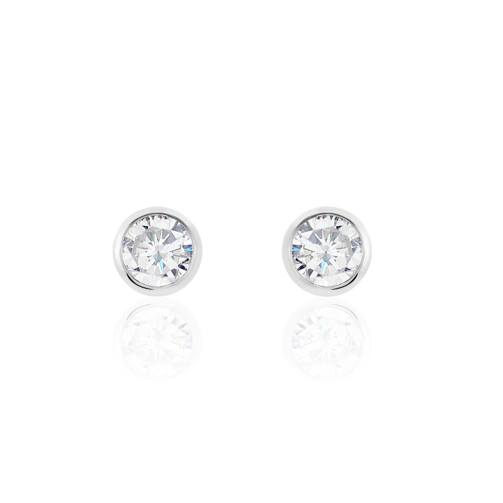 CORE Damen Ohrringe//Ohrstecker aus 925 Silber mit Zirkonia//Beauty A19010432