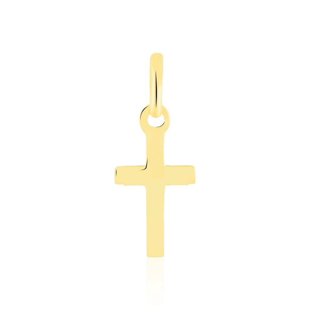Kreuz Anhänger Gold 375 Nahum, Anhänger ohne Stein