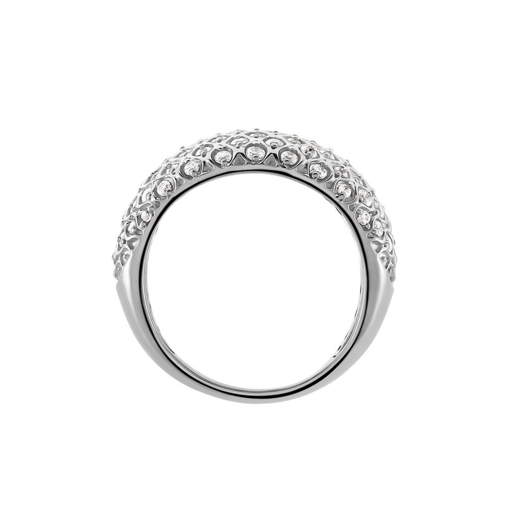 Damen Ring Silber Silber 925 Zirkonia Pavina 4,30mm  - Ringe mit Stein Damen | OROVIVO