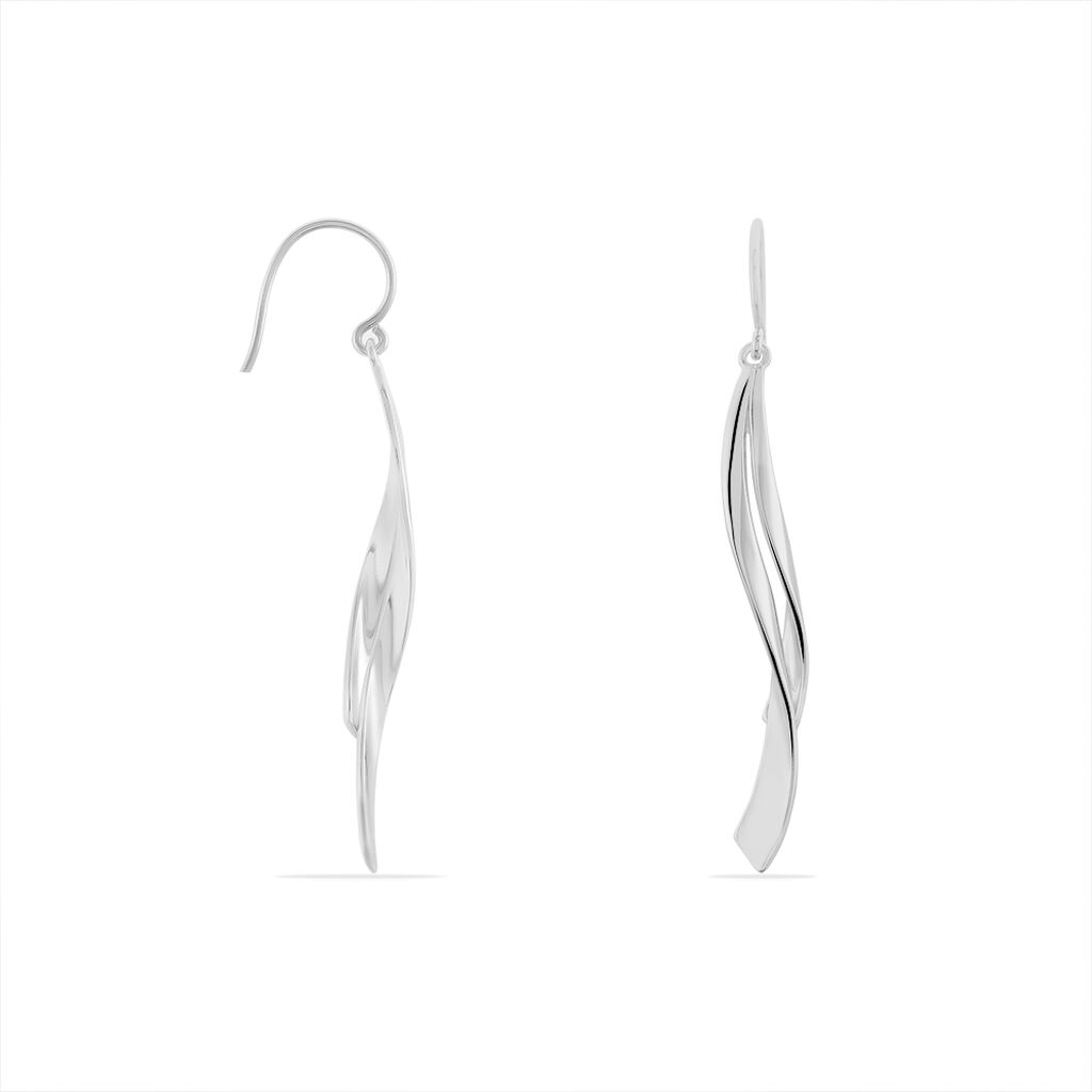 Damen Ohrringe Lang Silber 925