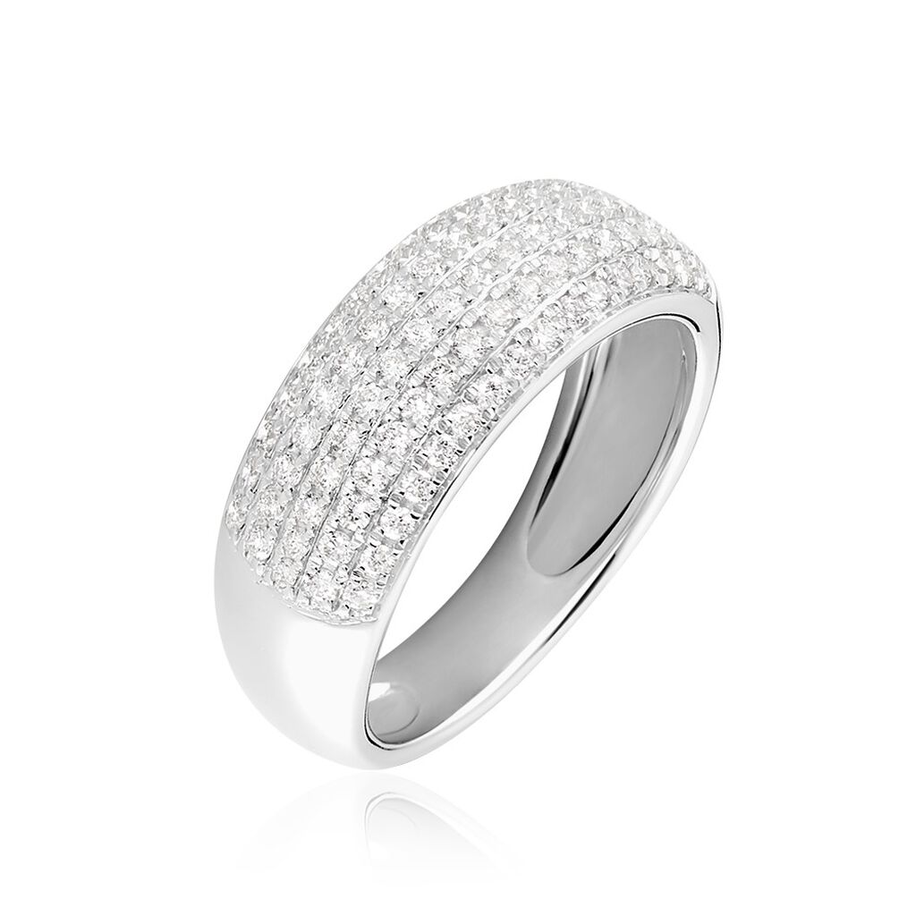  Ring Weißgold 585 Diamant 0,47ct Brandice  - Ringe mit Stein Damen | OROVIVO