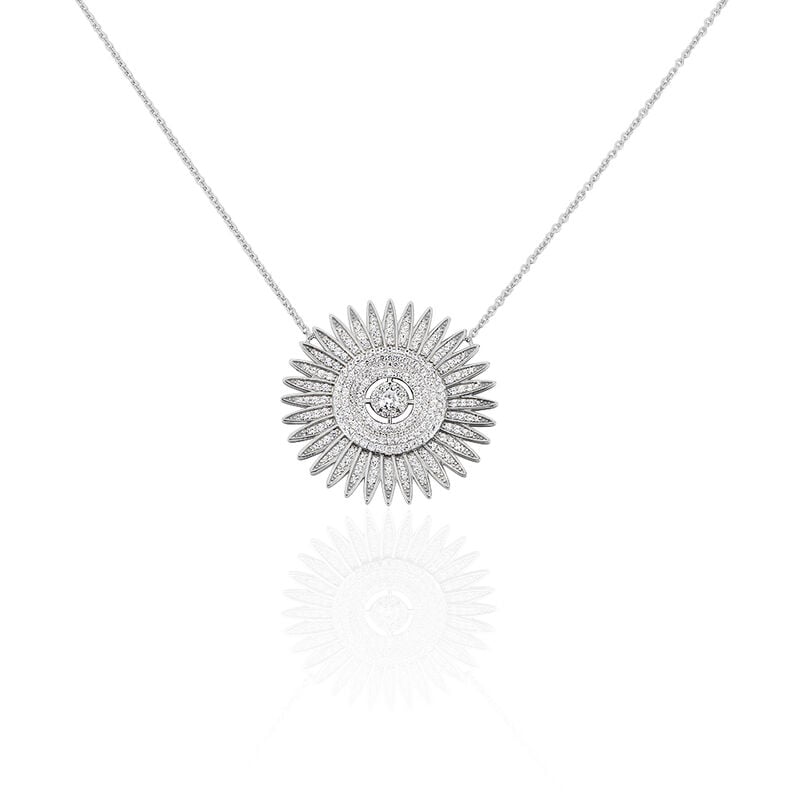 Collier Argent Rhodie Noele Oxydes - Spannringe Damen | OROVIVO