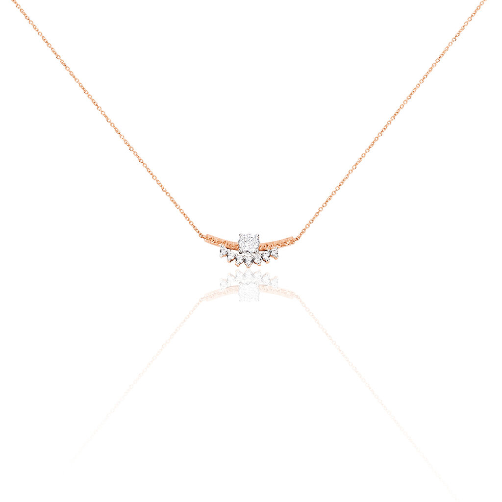 Kette Gold Rosa Malia Oxide - Spannringe Damen | OROVIVO