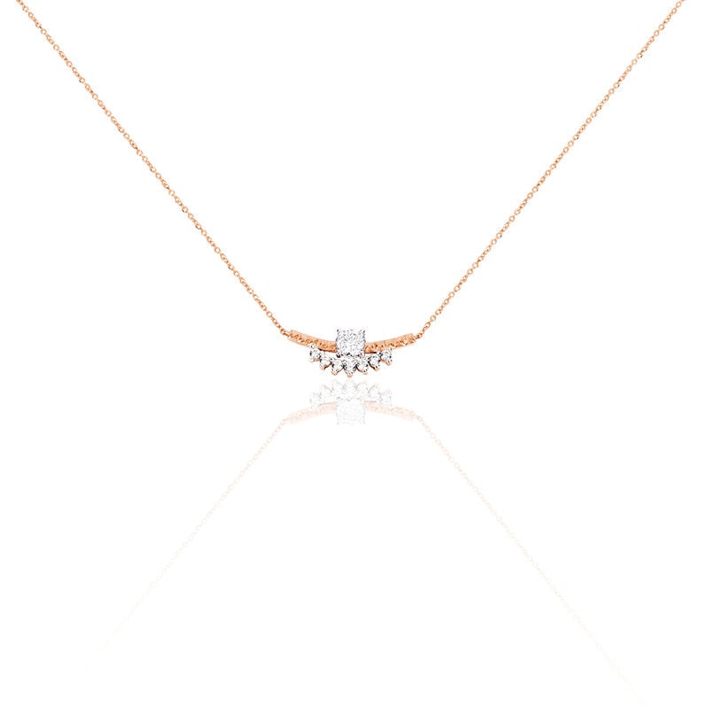 Kette Gold Rosa Malia Oxide - Spannringe Damen | OROVIVO