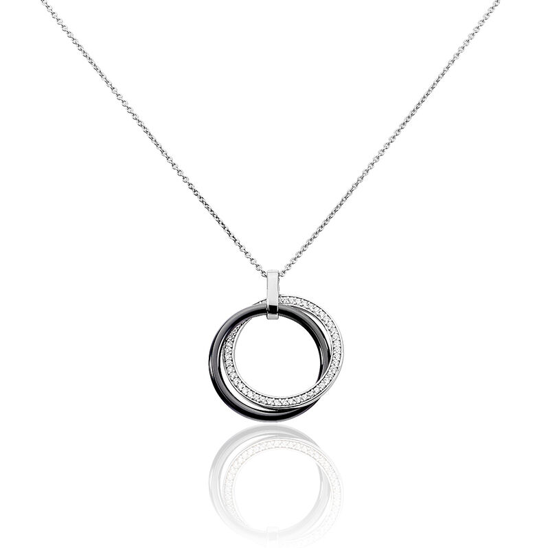 Collier  Tania Argent  Et Ceramique - Spannringe Damen | OROVIVO