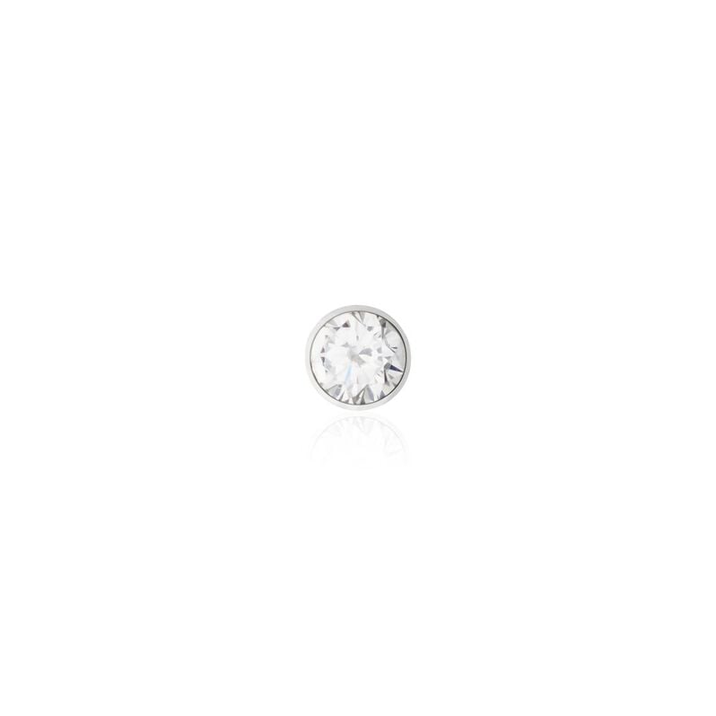 Damen Ohrstecker Single Silber 925 Zirkonia - Ohrstecker Damen | OROVIVO