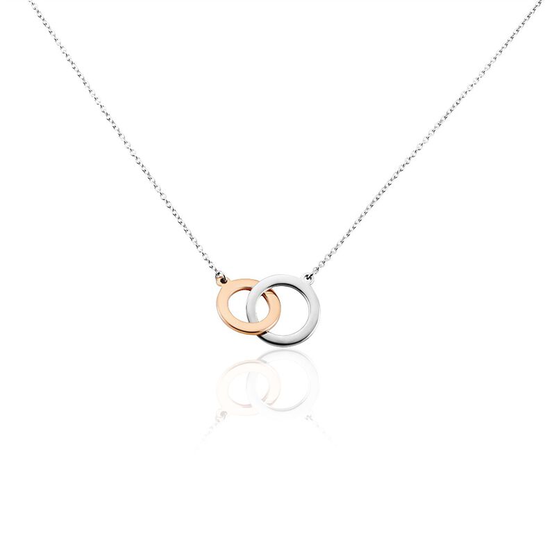 Collier Argent Bicolore Dot - Spannringe Damen | OROVIVO