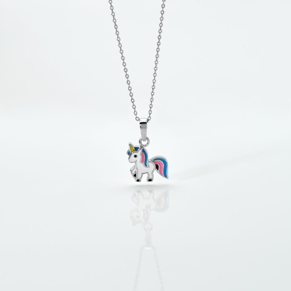 AADHYA Kinder Collier Silber 925 Einhorn