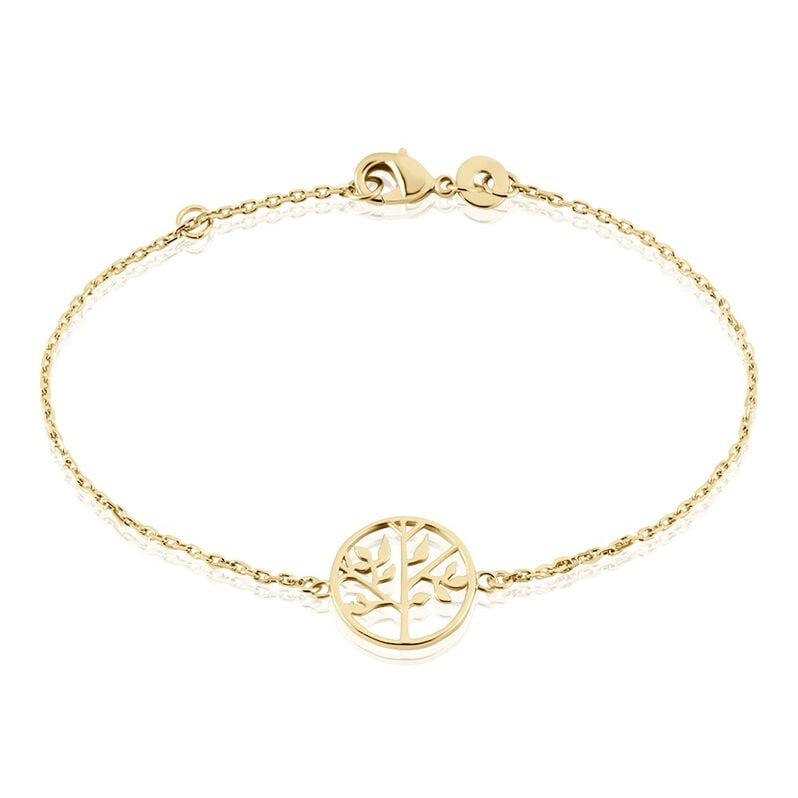 Bracelet Plaque Or Jaune Galvina - Spannringe Damen | OROVIVO