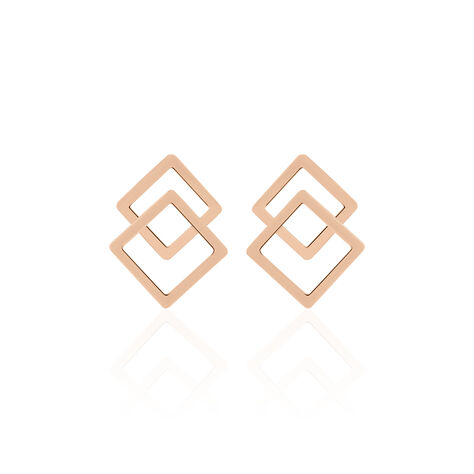 Boccia Damen Ohrstecker Titan Rosé Vergoldet - Ohrstecker Damen | OROVIVO