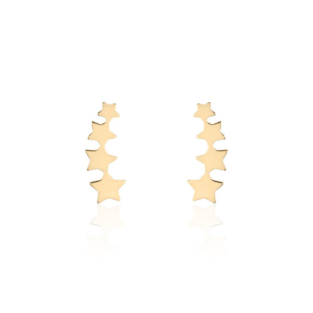 FEE Damen Ohrschmuck Vergoldet Stern - Ohrringe Damen | OROVIVO