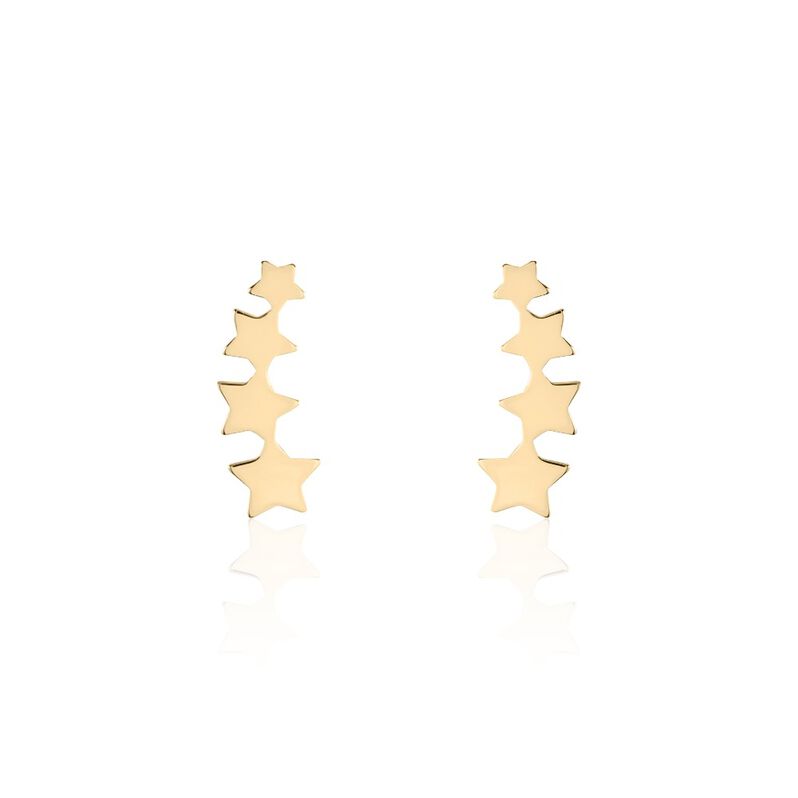 FEE Damen Ohrschmuck Vergoldet Stern - Ohrringe Damen | OROVIVO