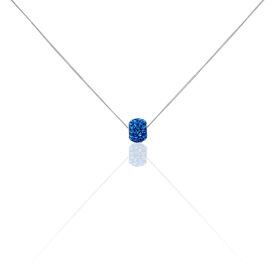 Damen Halskette Silber 925 Kristall Blau - Ketten mit Anhänger Damen | OROVIVO