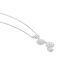 PARISA Damen Collier Silber 925 Zirkonia Weiß 0,05 ct Blume