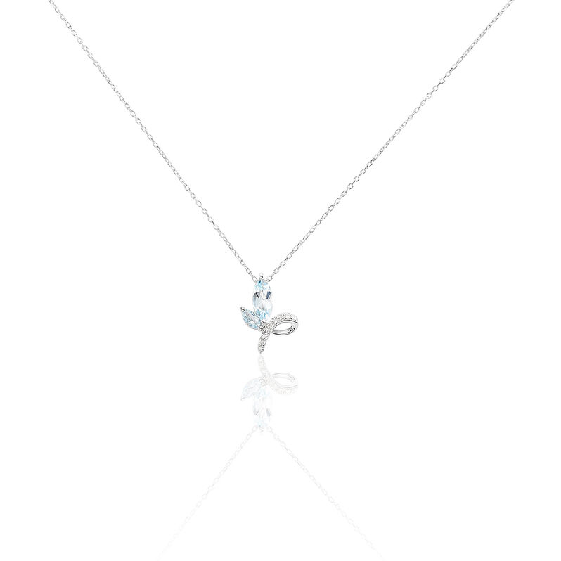 Collier Emmy Or Weiss Topazes  - Spannringe Damen | OROVIVO