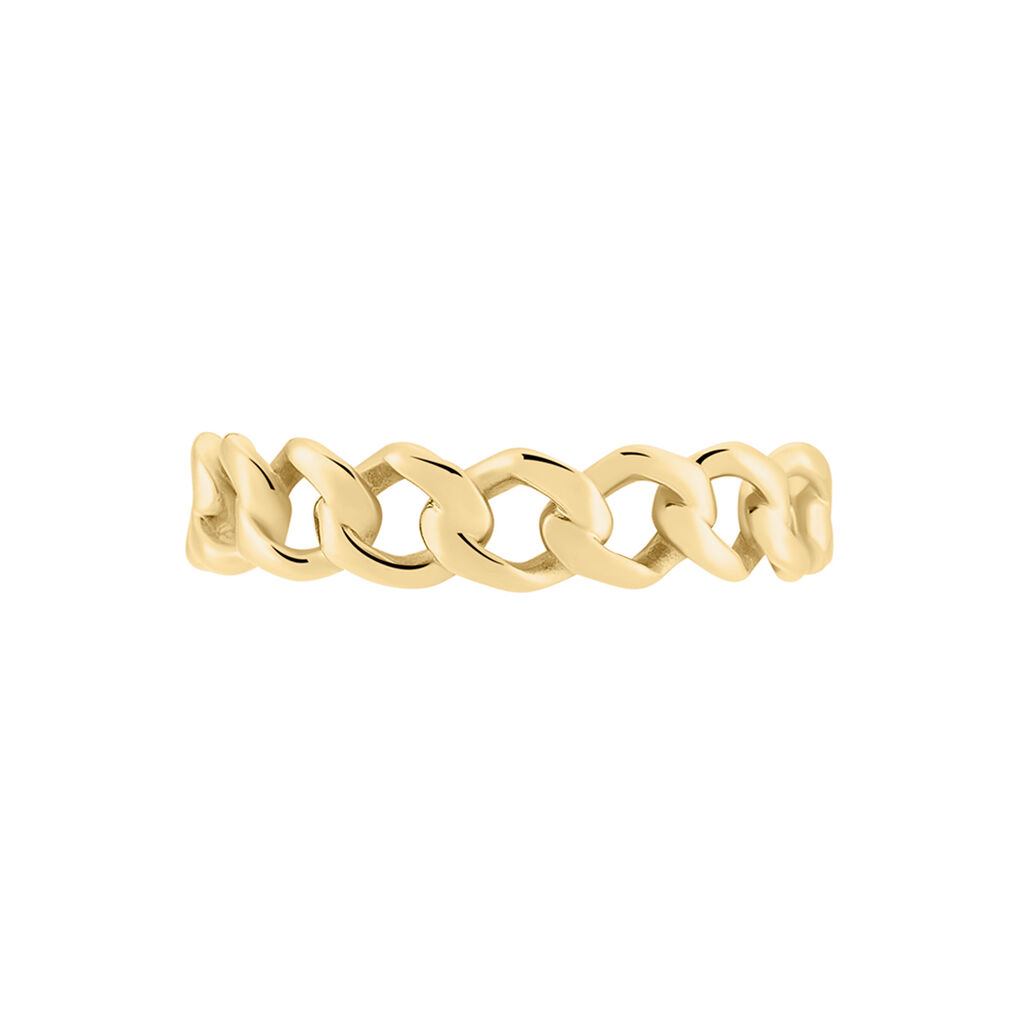 Damen Ring Vergoldet Ohne Stein Soleil  - Ringe Damen | OROVIVO