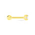 Piercing D'oreilles Or Jaune Joanina Oxyde