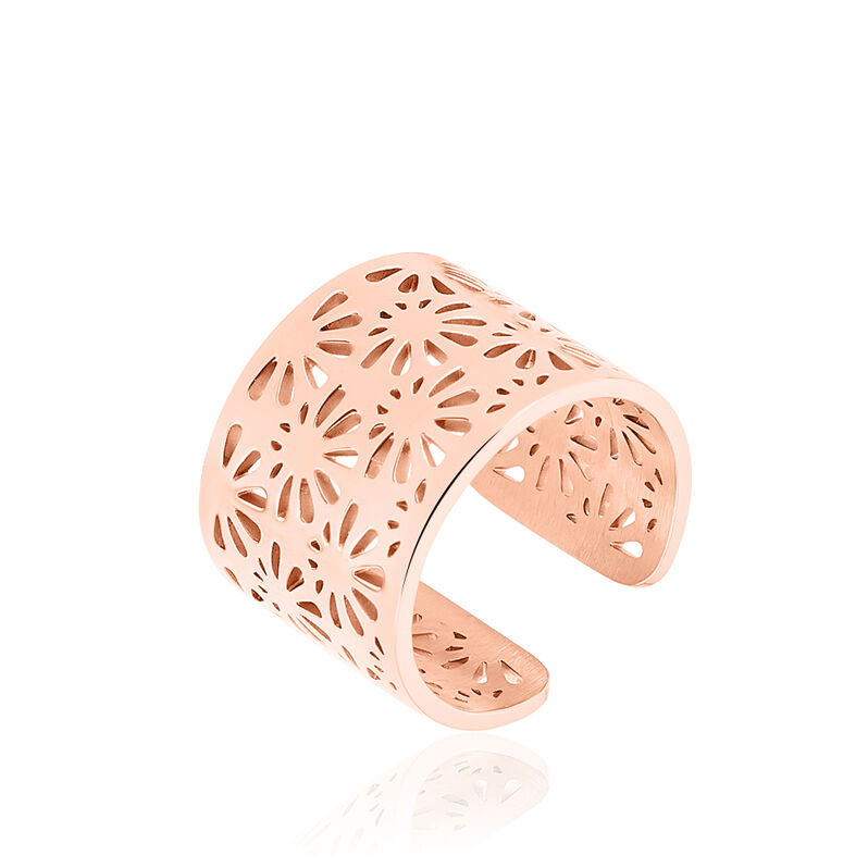 Ring Eisen Rosa Lace Steel - Spannringe Damen | OROVIVO