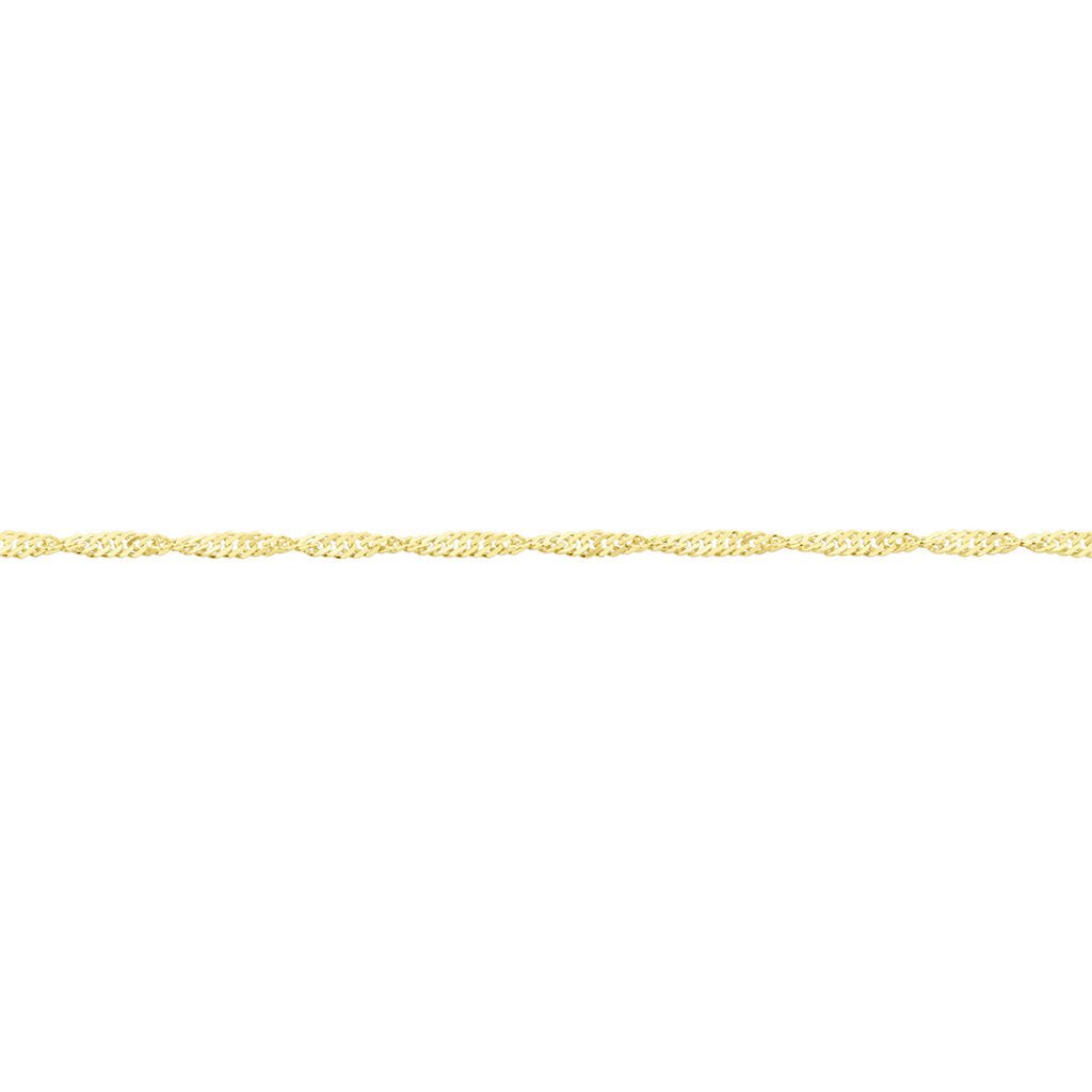 SINGAPUR 7 Damen Kette Gold 375 (9 Karat) B 2,9 mm, Kette ohne Stein