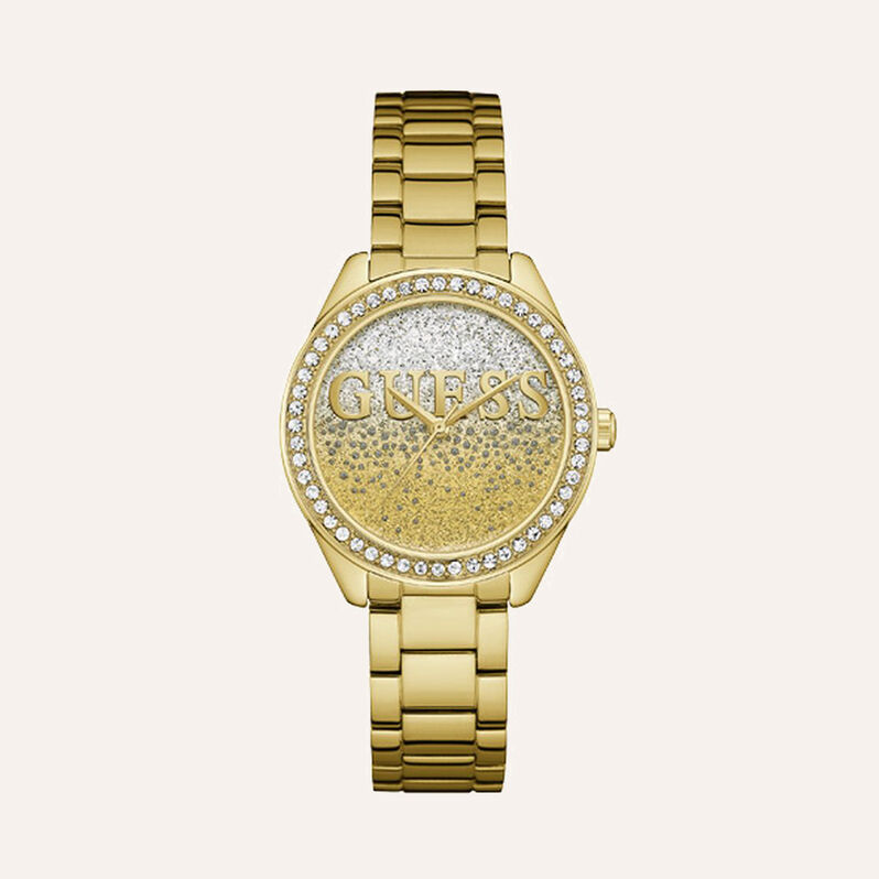 Orologio Donna Guess Glitter Girl quadrante gold W0987L2-RE21 - Spannringe Damen | OROVIVO