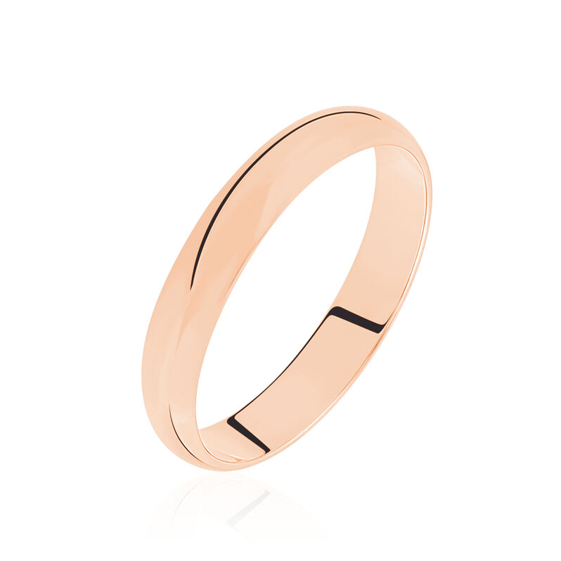 Alliance Or Rose Aphroditia Demi Jonc Bombe - Spannringe Familie | OROVIVO