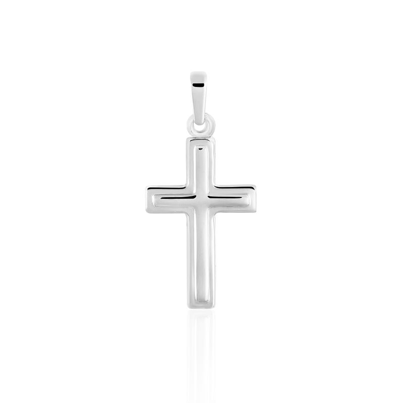 BARBARA KREUZ 2 Unisex Anh&auml;nger Silber 925 Religi&ouml;ses Kreuz - Schmuckanh&auml;nger Unisex | OROVIVO