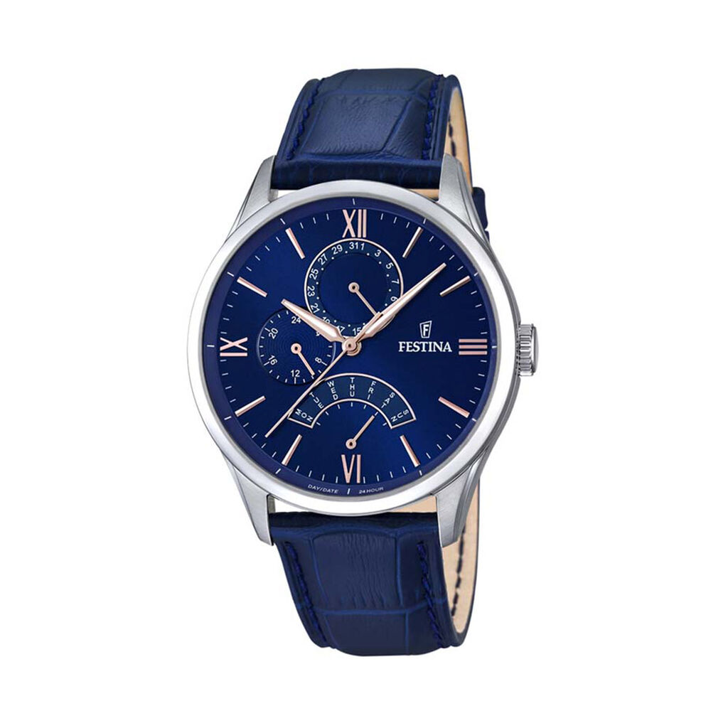 Montre Festina Retro Bleu - Spannringe Herren | OROVIVO