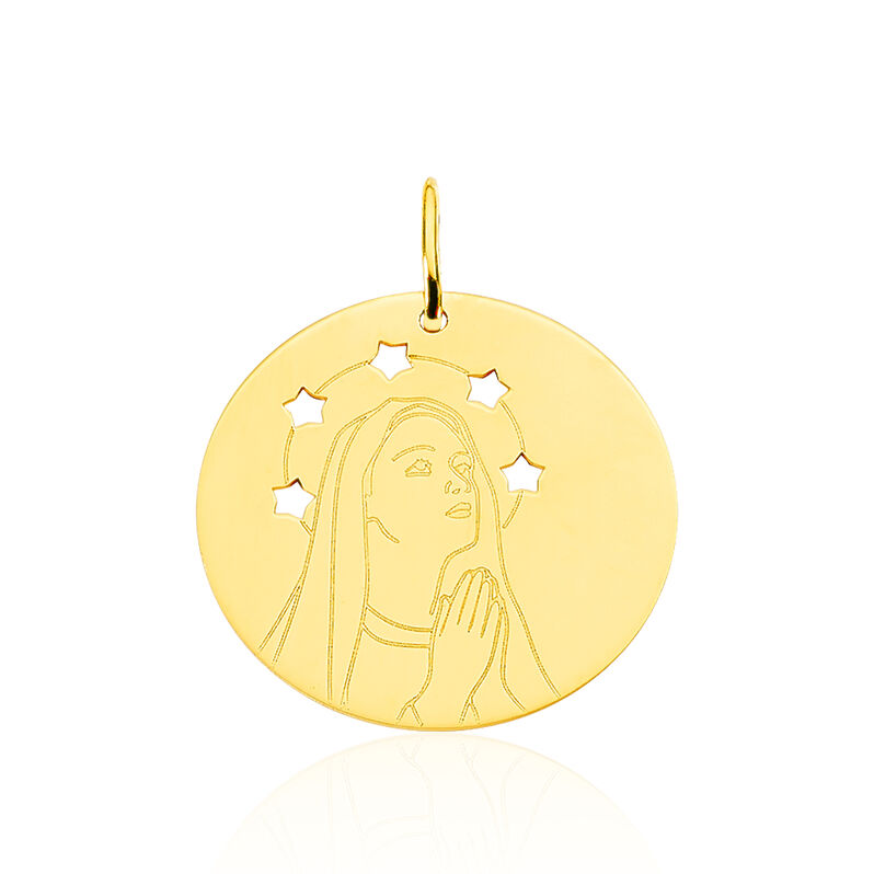 Pendentif Or Jaune Medaille  Ronde - Spannringe Familie | OROVIVO