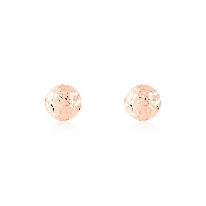 LINA Damen Ohrstecker Rosegold 375 (9 Karat) - Ohrstecker Damen | OROVIVO
