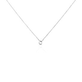 Damen Halskette Silber 925 Buchstabe C L 45cm - Ketten ohne Stein  | OROVIVO